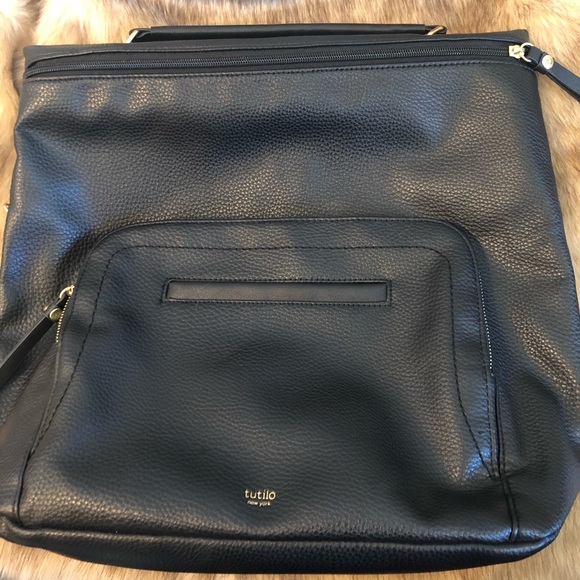 Tutilo New York Handbags - Tutilo New York Black Backpack